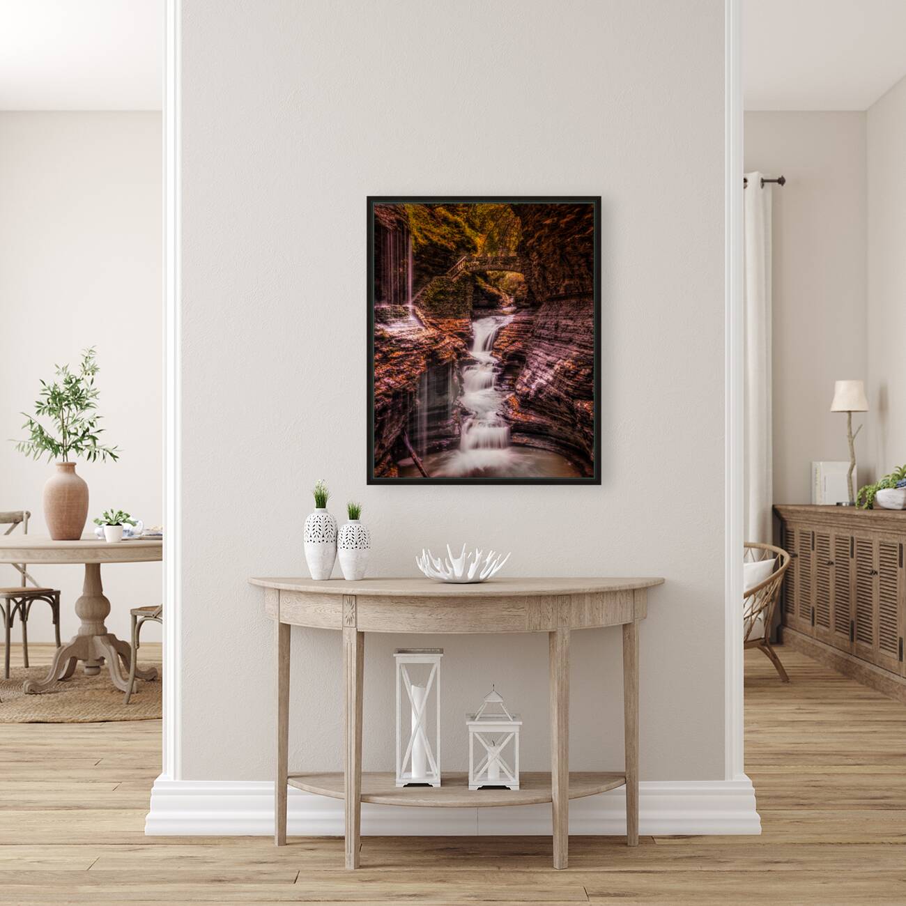 Watkins Glen: Rainbow Falls Reproduction