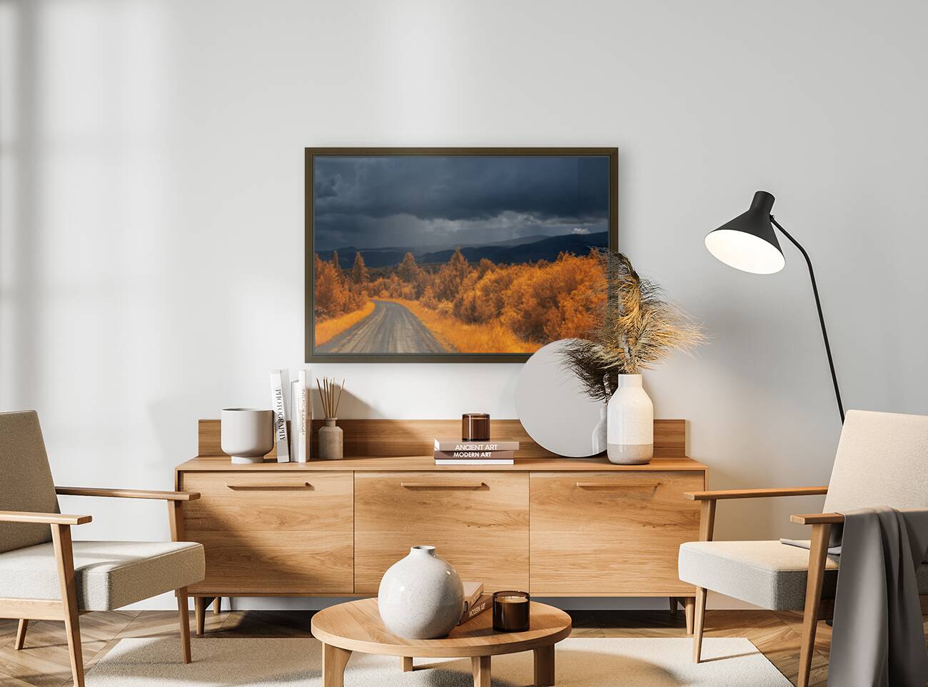 Epic Descent: Montanas Infrared Mountain Road Reproduction