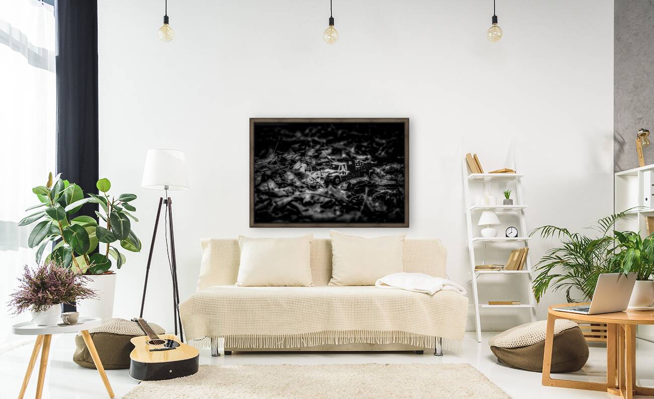 Discovery in the Woods: My Adventure with a Tiny Toy Truck Reproduction