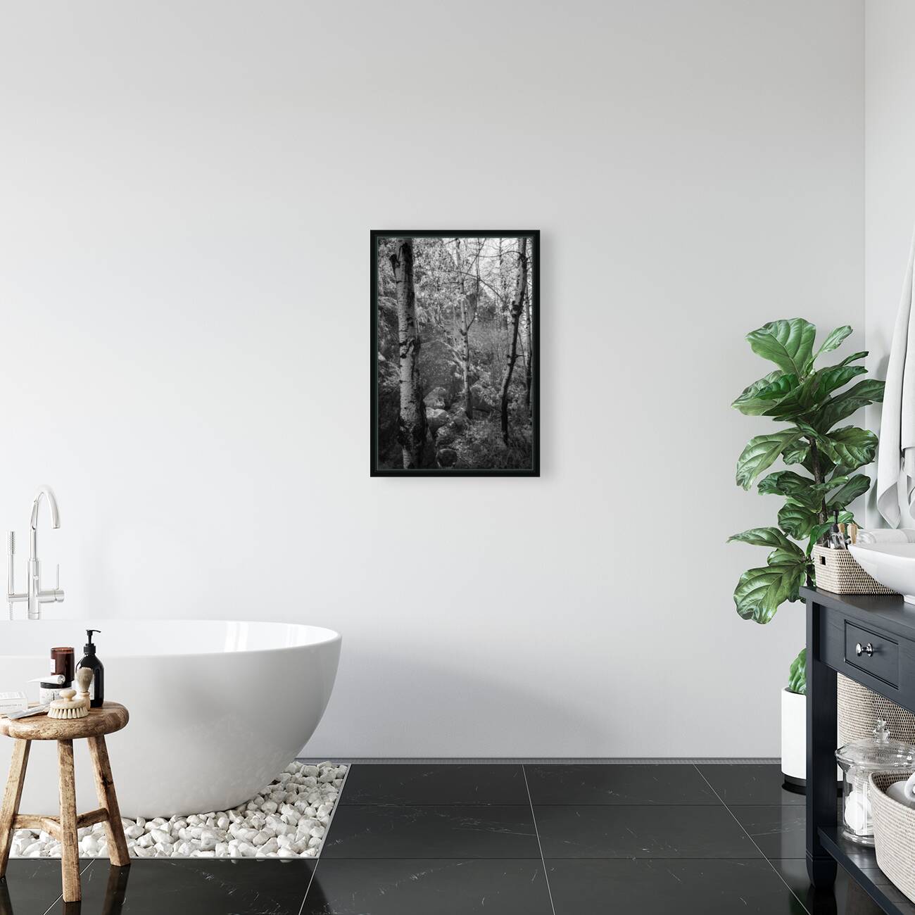 Mystical Aspen Trio: Discovering Sylvan Lakes Hidden Gems Reproduction