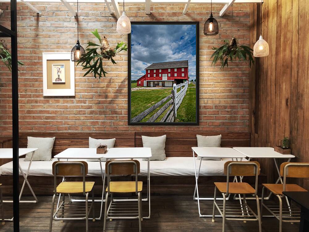 The Sherfy Barn: Rustic Red Retreat Reproduction