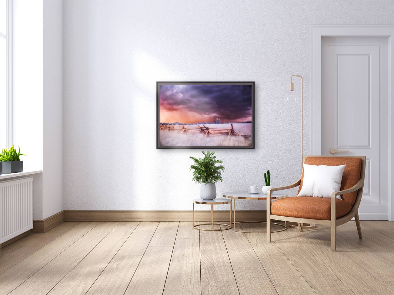 Stormy Surrealism: A Journey into the Unknown Reproduction