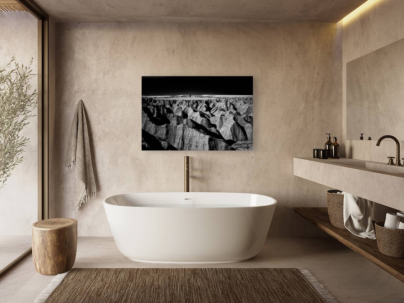 Shadows of the Earth: Silhouetted Sentinels Reproduction