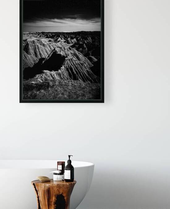 Shadows of the Earth: A Shadowy Ethereal Dance in the Badlands by Dream World Images