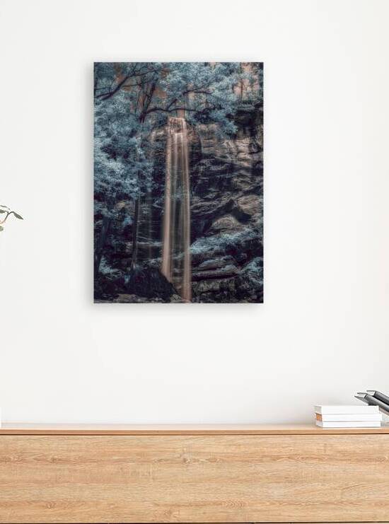 Tranquil Veil - Blue Falls by Dream World Images