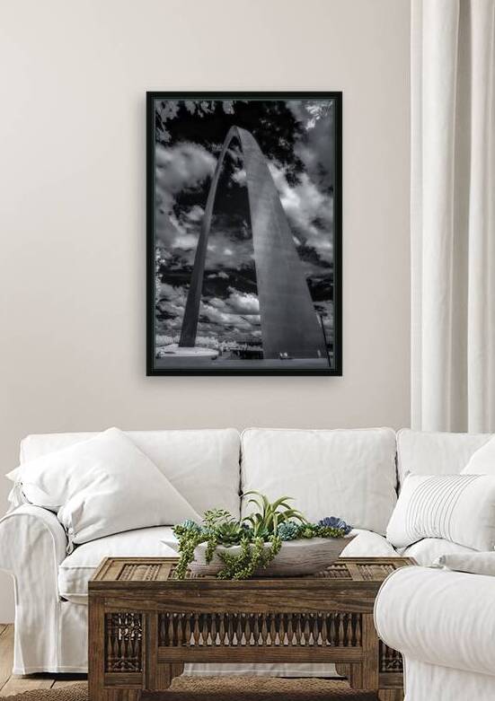 Skyward Monument in Monochrome by Dream World Images