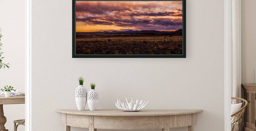 Sunset Symphony Over Vast Horizons by Dream World Images