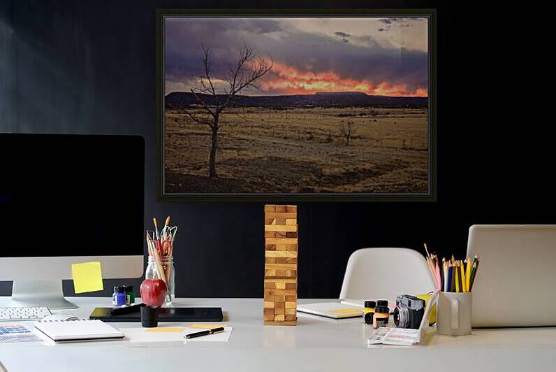 Heavens Blaze: Sunset Symphony in NM by Dream World Images