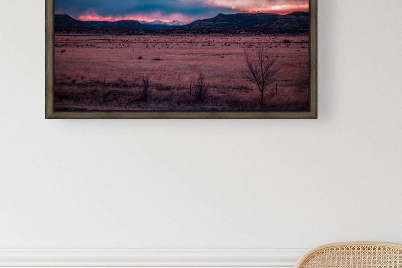 Solitary Harmony Under a Painted Sky by Dream World Images