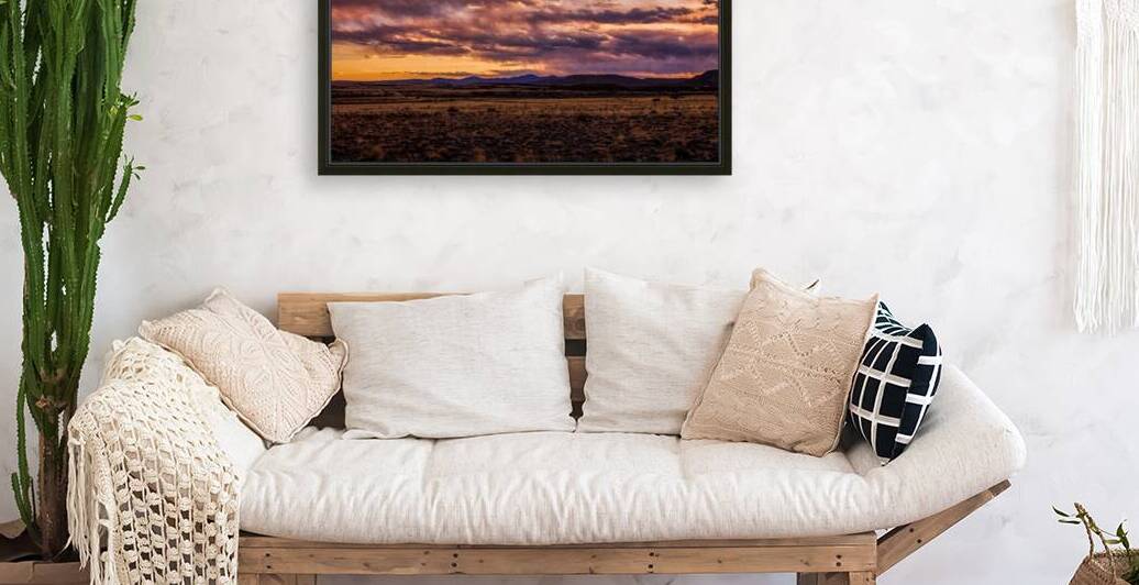 Sunset Symphony Over Vast Horizons by Dream World Images