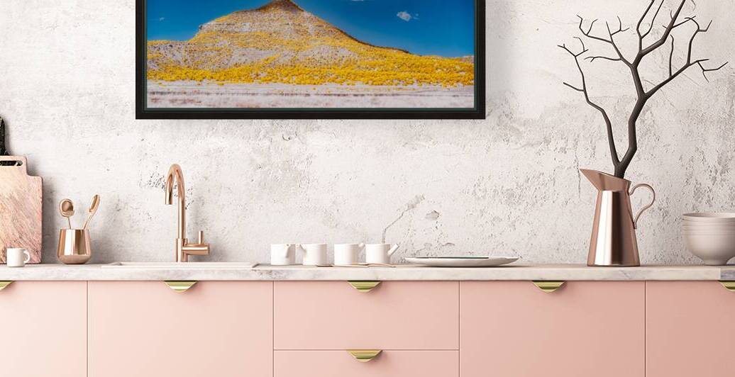 Golden Peak Under Azure Dreams by Dream World Images