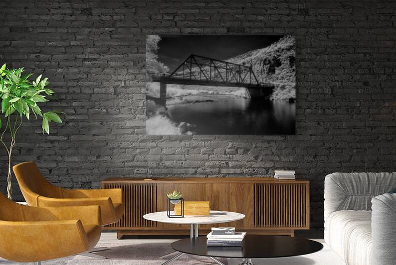 Industrial Elegance over Tranquil Waters by Dream World Images