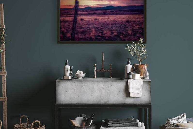 Timeless Solitude Under Painted Skies by Dream World Images