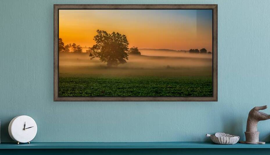 Dawns Embrace: Morning Tranquility at Gettysburg by Dream World Images