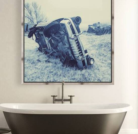 Rustic Relic - Blue Bottom by Dream World Images