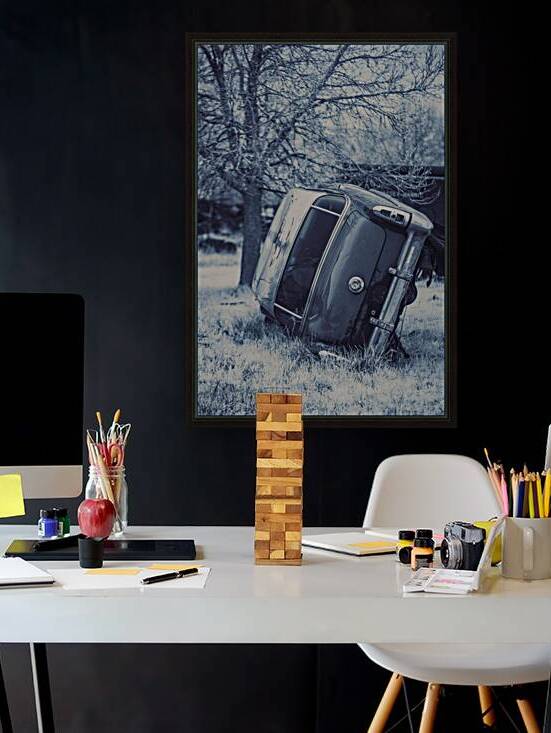 Rustic Relic - Blue Lean by Dream World Images