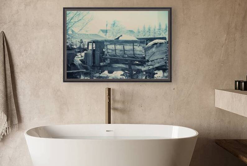 Rustic Relic - Wooden Truck by Dream World Images