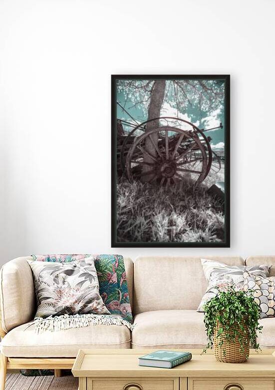 Rustic Relic - Wooden Wheel by Dream World Images