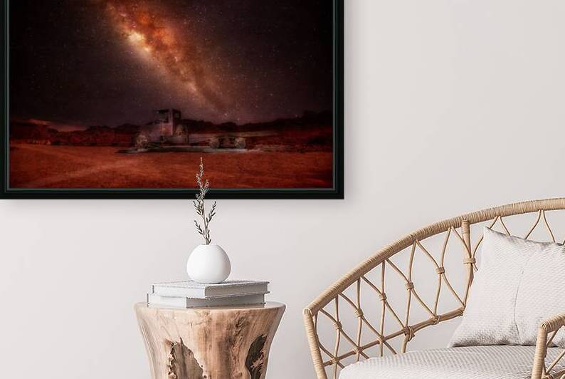 Starlit Relic in Desert Silence by Dream World Images