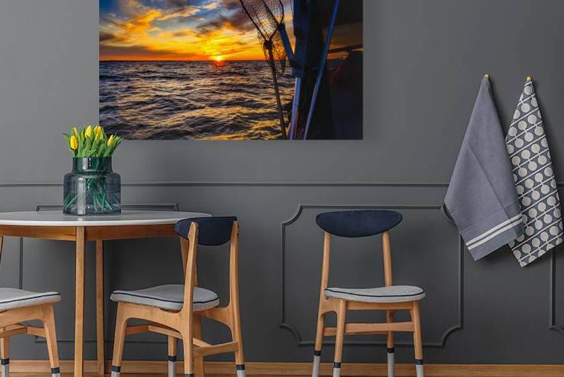 Sunset Serenity: A Birthday Cruise Amidst Octobers Radiant Colo by Dream World Images