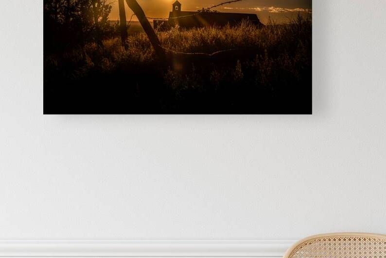 Sun Kissed Harmony Along Rustic Lines by Dream World Images