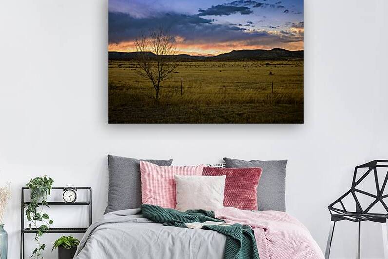 PRAIRIE RADIANCE: SUNSET SYMPHONY NEAR COLD BEER NEW MEXICO by Dream World Images