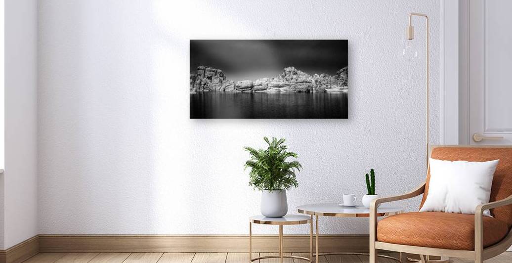 Mystical Moments: Sylvan Lake Infrared Rocks by Dream World Images