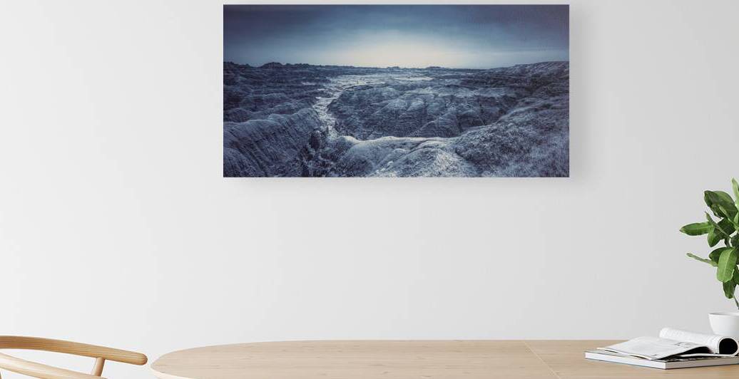 Shadows of the Earth: Desolate Beauty of the White River in the  by Dream World Images