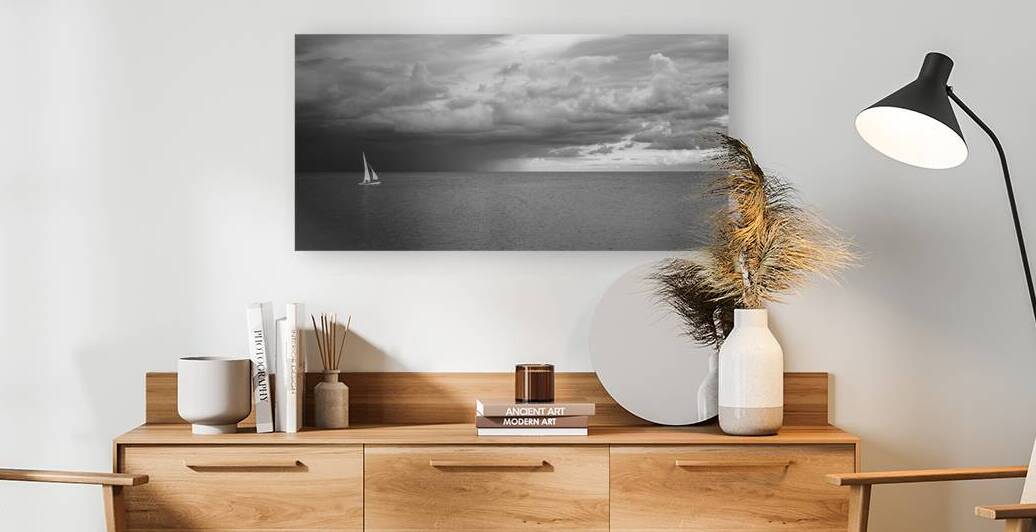 Sailing Beyond the Storms Embrace by Dream World Images