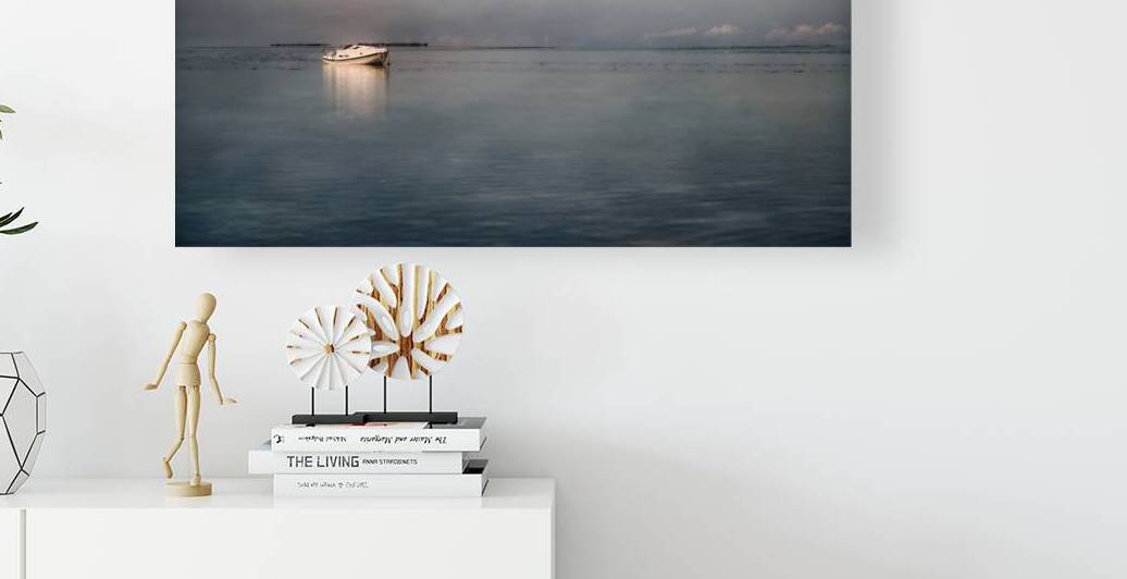 Maritime Melancholy: Shipwrecked Serenity by Dream World Images