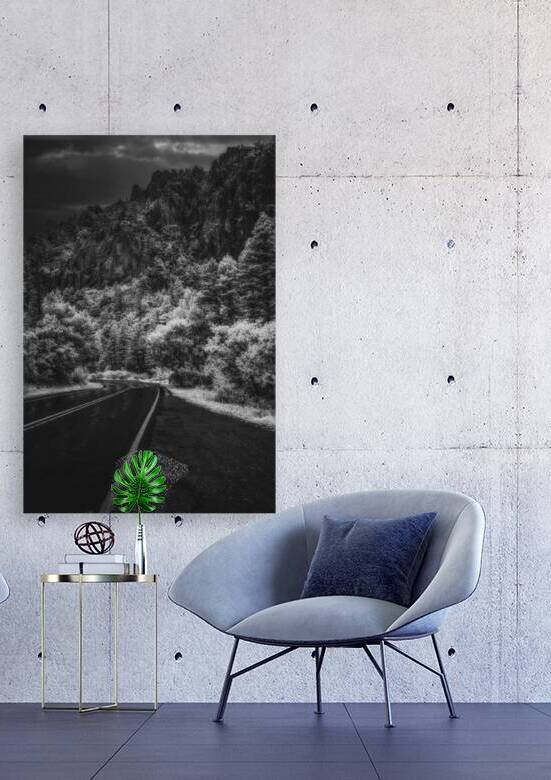 Shadowed Path to Tranquil Peaks by Dream World Images