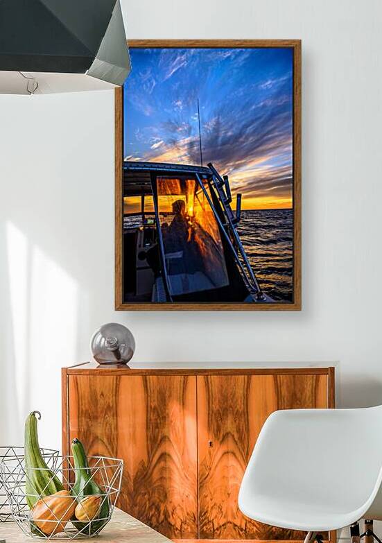 Golden Horizons: A Birthday Boat Ride with Wet Net Charters by Dream World Images