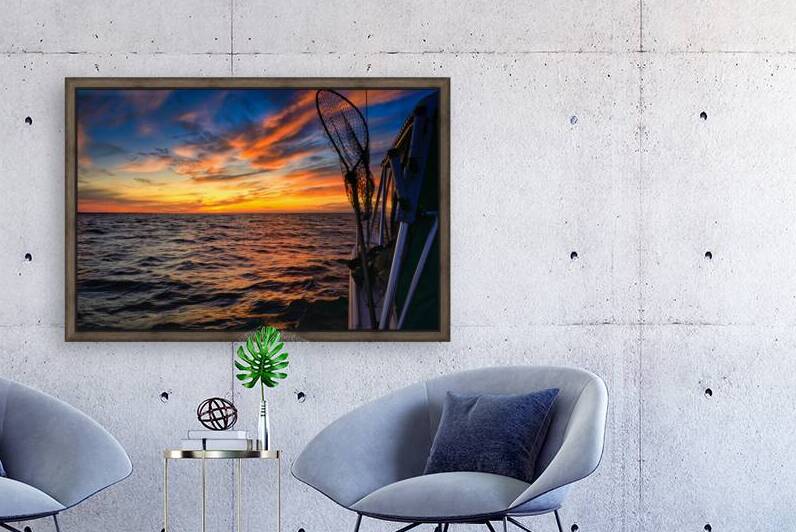 Sailing into Octobers Glow: A Maritime Adventure on the Waves by Dream World Images