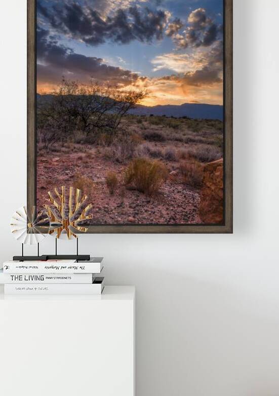 Radiance Unfurled Over Rocky Plains by Dream World Images