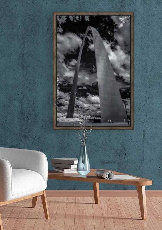 Skyward Monument in Monochrome by Dream World Images