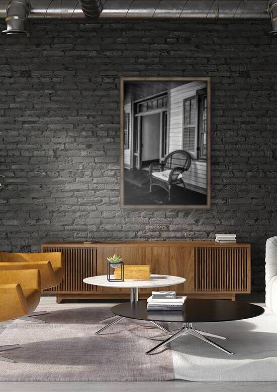 Chiaroscuro of Porch and Chair by Dream World Images