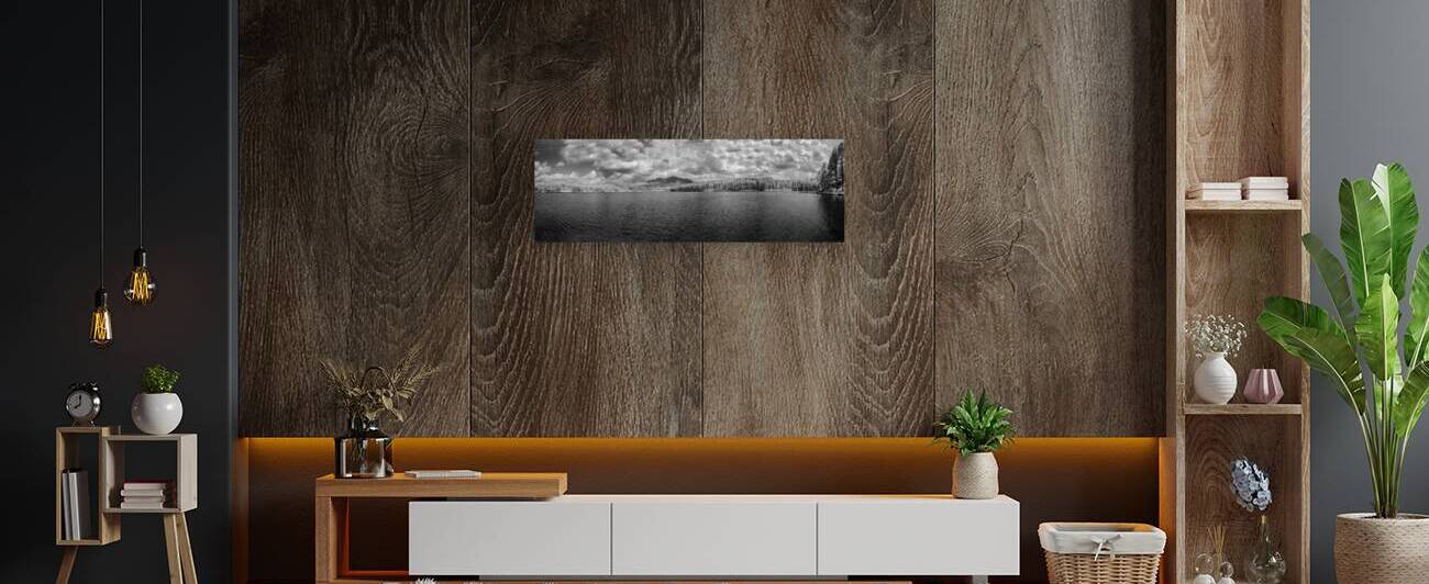 Monochrome Majesty: Capturing Stockade Lakes Moody Beauty in Inf by Dream World Images