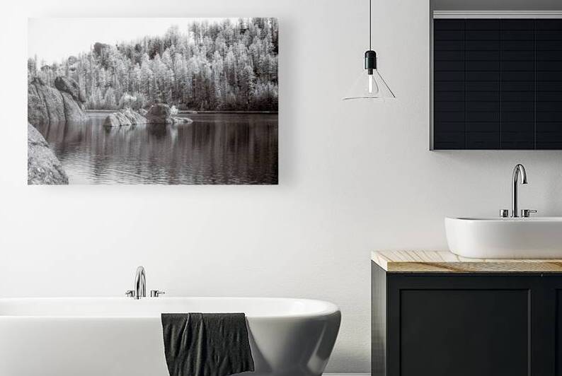 Majestic Pine Island: Capturing Sylvan Lakes Beauty by Dream World Images