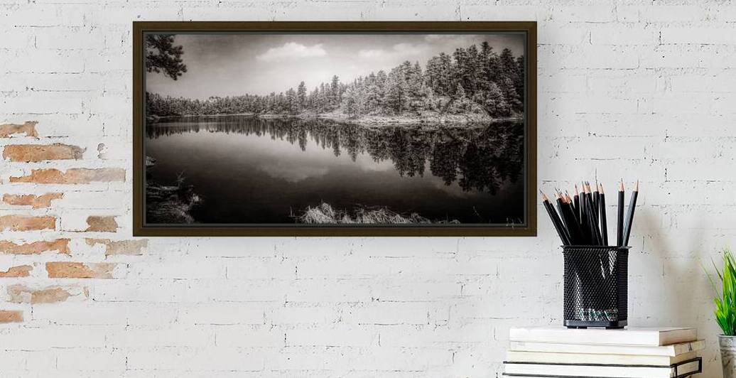 Mystical Waters: Infrared Dream at Bismarck Lake by Dream World Images