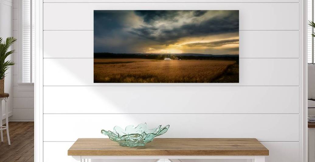 Farmland Sunset by Dream World Images