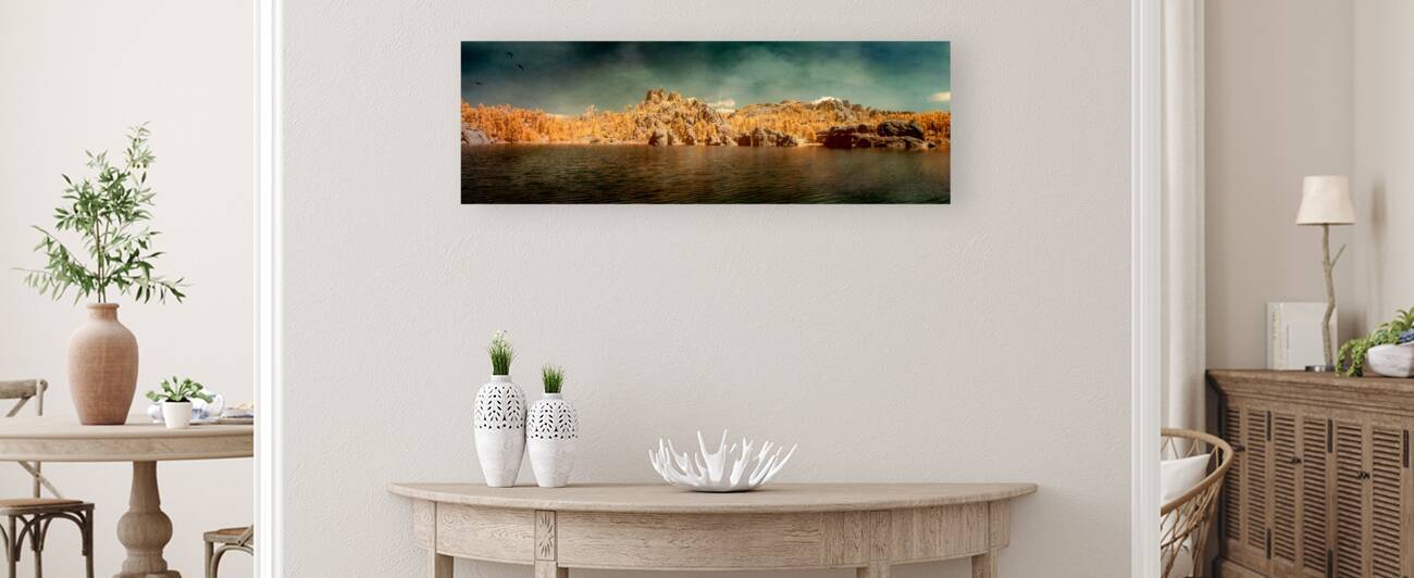 Sylvan Serenity: A Panoramic Odyssey at Custer State Park South by Dream World Images