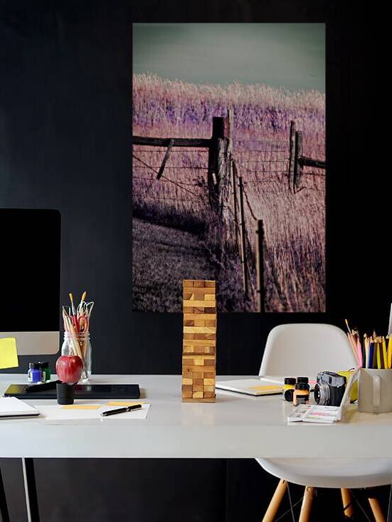 Purple Prairie Dreams   Wyoming Boundaries by Dream World Images