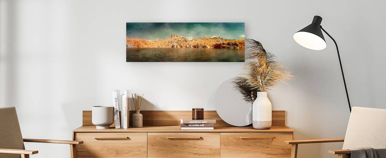 Sylvan Serenity: A Panoramic Odyssey at Custer State Park South by Dream World Images