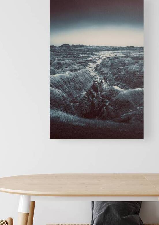 Shadows of the Earth: The Enchanting White River in Badlands by Dream World Images