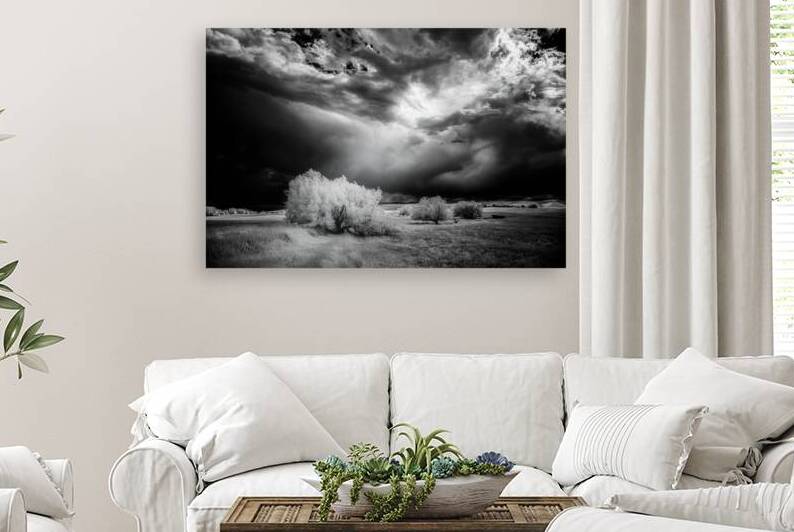 Divine Light   Wyoming Storm Theater by Dream World Images