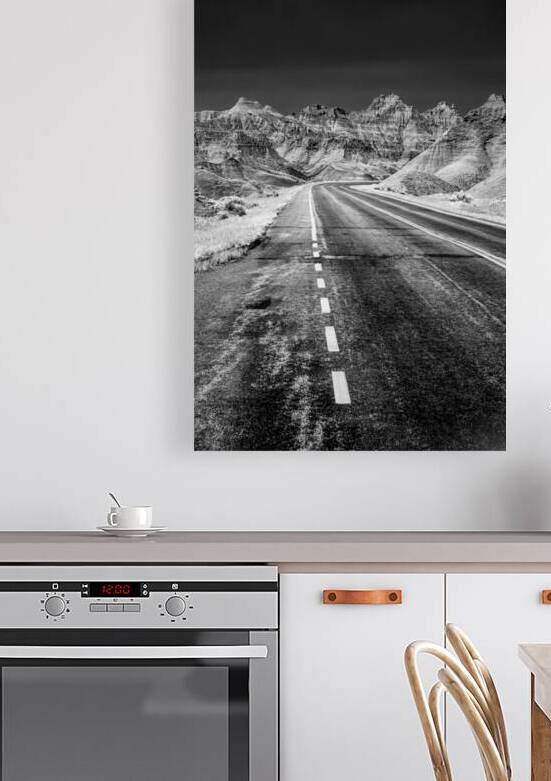 Infinite Ascent: Journeying Through the Badlands Stark Road by Dream World Images