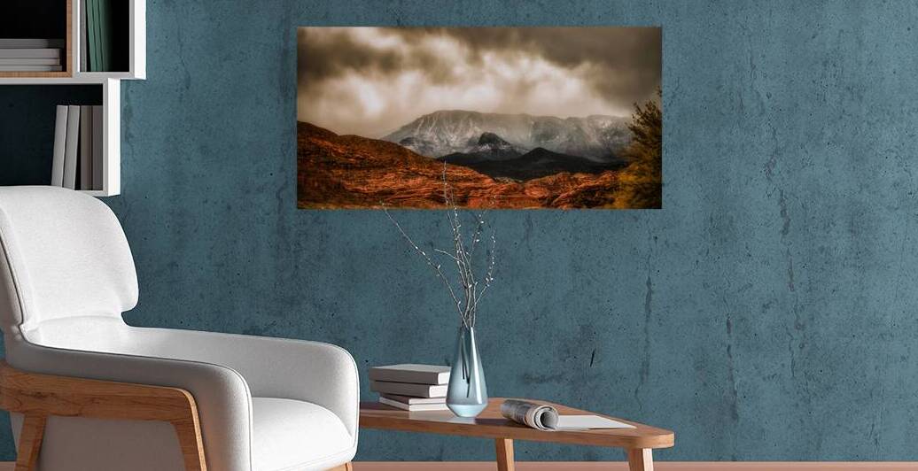 Mountain Storm Majesty by Dream World Images