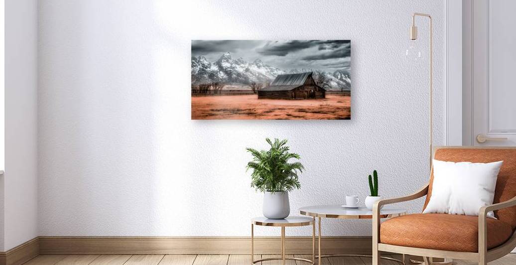 The Tetons in a Different Light by Dream World Images