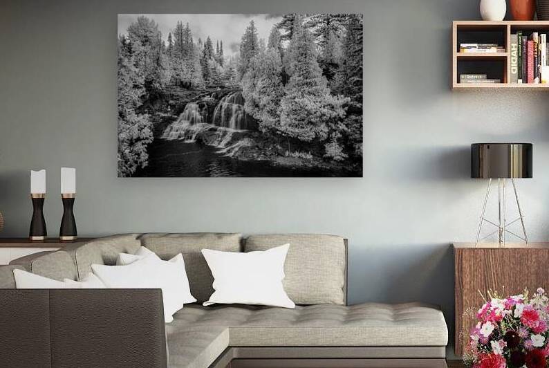 Silver Cascades of the North Woods by Dream World Images