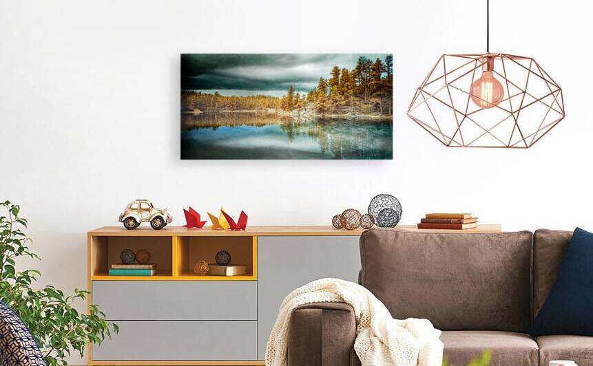 Infrared Tranquility: Capturing the Essence of Bismarck Lake by Dream World Images